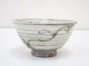 【中古】【茶道具】作家物 刷毛目茶碗【送料無料】茶道 抹茶 おしゃれ 抹茶茶碗 抹茶碗 和食器 レトロ 茶器 骨董 茶わん 茶会 茶の湯 7月 夏