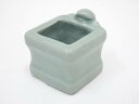 【中古】【茶道具】青磁一閑人蓋置【送料無料】蓋置き 茶道 道具 茶道具 おしゃれ ふたおき 茶器 抹茶 骨董 お茶 台 茶会 茶席 茶事 茶の湯 10月 秋