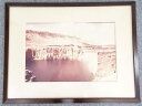 【中古】【ゴールデンウィークセール60%オフ】【アンティーク】絵画 金子量重 アフガニスタン・バンデアミール湖 写真 額装【送料無料】絵画 書 おしゃれ アート...
