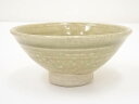 【中古】【茶道具】作家物 黄瀬戸茶碗【送料無料】茶道 抹茶 おしゃれ 抹茶茶碗 抹茶碗 和食器 レトロ 茶器 骨董 茶わん 茶会 茶の湯 5月 春