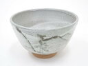 【中古】【茶道具】京焼 瑞靖造 刷毛目茶碗【送料無料】茶道 抹茶 おしゃれ 抹茶茶碗 抹茶碗 和食器 レトロ 茶器 骨董 茶わん 茶会 茶の湯 7月 夏