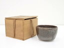 【中古】【茶道具】作家物 鼠志野茶碗(保護箱)【送料無料】茶道 抹茶 おしゃれ 抹茶茶碗 抹茶碗 和食器 レトロ 茶器 骨董 茶わん 茶会 茶の湯