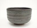 【中古】【茶道具】司水造 黒釉茶碗【送料無料】茶道 抹茶 おしゃれ 抹茶茶碗 抹茶碗 和食器 レトロ 茶器 骨董 茶わん 茶会 茶の湯