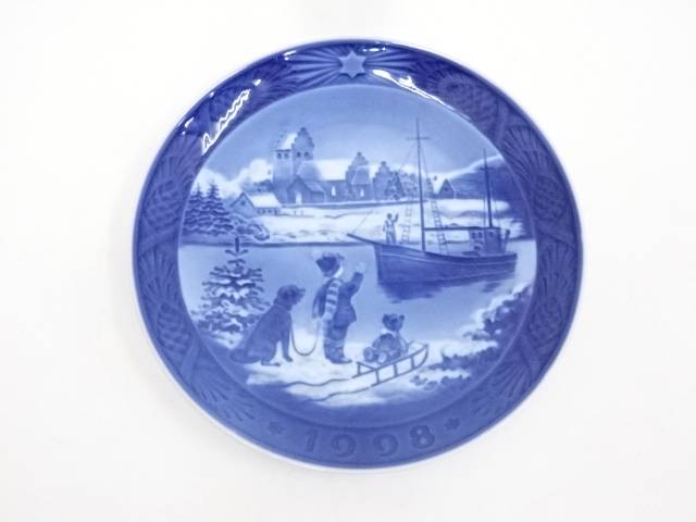 【中古】【陶芸 陶器】Royal Copenhagen ロイヤルコペンハーゲン イヤープレート（1998年）【送料無料】 中古 ROYAL COPENHAGEN 洋食器 おしゃれ ブランド カフェ 雑貨 キッチン 北欧