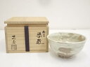 【中古】【茶道具】中村正彦造 粉引茶碗(共箱)【送料無料】茶道 抹茶 おしゃれ 抹茶茶碗 抹茶碗 和食器 レトロ 茶器 骨董 茶わん 茶会 茶の湯 8月 10月 夏 秋