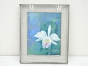 【中古】【ゴールデンウィークセール55%オフ】【アンティーク】絵画 三輪晃久筆 花 肉筆額装(大丸美術部共シール付)【送料無料】絵画 書 おしゃれ アート 芸術...