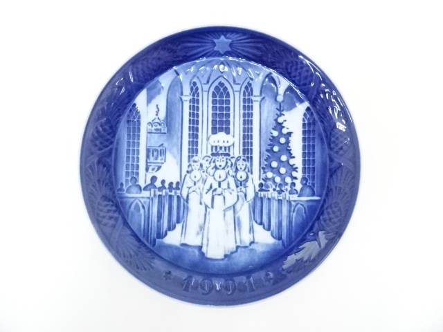 【中古】【陶芸 陶器】Royal Copenhagen ロイヤルコペンハーゲン イヤープレート（1991年）【送料無料】 中古 ROYAL COPENHAGEN 洋食器 おしゃれ ブランド カフェ 雑貨 キッチン 北欧