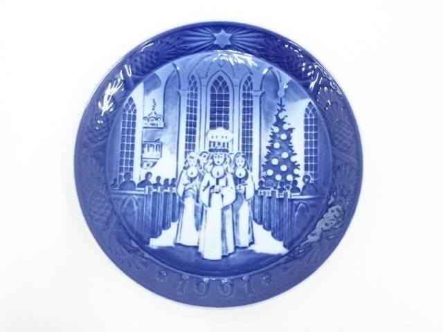 【中古】【陶芸 陶器】Royal Copenhagen ロイヤルコペンハーゲン イヤープレート（1991年）【送料無料】 中古 ROYAL COPENHAGEN 洋食器 おしゃれ ブランド カフェ 雑貨 キッチン 北欧