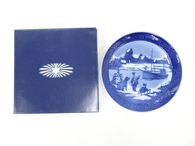 【中古】【陶芸 陶器】ロイヤルコペンハーゲン（Royal Copenhagen） イヤープレート（1998年）【送料無料】 中古 ROYAL COPENHAGEN 洋食器 おしゃれ ブランド カフェ 雑貨 キッチン 北欧