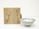 【中古】【茶道具】萬古焼 友宣造 御本三島茶碗(共箱)【送料無料】茶道 抹茶 おしゃれ 抹茶茶碗 抹茶碗 和食器 レトロ 茶器 骨董 茶わん 茶会 茶の湯 5月...