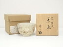 【中古】【ゴールデンウィークセール65%オフ】【茶道具】京焼 川添寿楽造 仁清鏡文茶碗(共箱)【送料無料】茶道 抹茶 おしゃれ 抹茶茶碗 抹茶碗 和食器 レトロ...