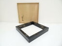 【中古】【茶道具】塗師表湲造 漆塗四季七宝蒔絵炉縁(共箱)【送料無料】茶道具 茶道 おしゃれ ろぶち 茶室 お茶 お茶席 茶器 炉壇 道具 骨董 抹茶 茶会 茶...