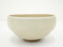 【中古】【茶道具】作家物 萩釉茶碗【送料無料】茶道 抹茶 おしゃれ 抹茶茶碗 抹茶碗 和食器 レトロ 茶器 骨董 茶わん 茶会 茶の湯 9月 秋