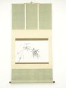 【中古】【ゴールデンウィークセール55%オフ】【書画】織田杏斎筆 竹雀 肉筆紙本掛軸(織田杏逸識箱)【送料無料】◎掛け軸 床の間 書 おしゃれ 絵画 表具 芸術...
