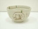 【中古】【茶道具】作家物 弥七田織部茶碗【送料無料】茶道 抹茶 おしゃれ 抹茶茶碗 抹茶碗 和食器 レトロ 茶器 骨董 茶わん 茶会 茶の湯 5月 11月 春 ...