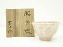【中古】【タイムセール55%オフ】【茶道具】萩焼 泉流山造 茶碗(共箱)【送料無料】茶道 抹茶 おしゃれ 抹茶茶碗 抹茶碗 和食器 レトロ 茶器 骨董 茶わん ...