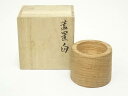 【中古】【ゴールデンウィークセール55%オフ】【茶道具】風里谷彰造 木地臼蓋置(共箱)【送料無料】蓋置き 茶道 道具 茶道具 おしゃれ ふたおき 茶器 抹茶 骨...