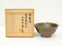【中古】【茶道具】作家物 灰釉窯変茶碗(保護箱)【送料無料】茶道 抹茶 おしゃれ 抹茶茶碗 抹茶碗 和食器 レトロ 茶器 骨董 茶わん 茶会 茶の湯