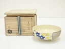 【中古】【タイムセール55%オフ】【茶道具】京焼 南口閑粋造 色絵月秋草茶碗(共箱)【送料無料】茶道 抹茶 おしゃれ 抹茶茶碗 抹茶碗 和食器 レトロ 茶器 骨董 茶わん 茶会 茶の湯 9月 秋