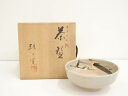 【中古】【茶道具】朝日焼 朝日窯造 蛍絵茶碗(共箱)【送料無料】茶道 抹茶 おしゃれ 抹茶茶碗 抹茶碗 和食器 レトロ 茶器 骨董 茶わん 茶会 茶の湯 6月 ...