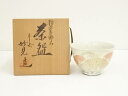 【中古】【タイムセール55%オフ】【茶道具】京焼 妙見窯造 粉引吉野山茶碗(共箱)【送料無料】茶道 抹茶 おしゃれ 抹茶茶碗 抹茶碗 和食器 レトロ 茶器 骨董...