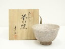 【中古】【ゴールデンウィークセール55%オフ】【茶道具】萩焼 渡辺栄泉造 茶碗(共箱)【送料無料】茶道 抹茶 おしゃれ 抹茶茶碗 抹茶碗 和食器 レトロ 茶器 ...
