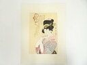 【中古】【書画】喜多川歌麿 教訓親の目鑑 正直者 手摺浮世絵木版画【送料無料】絵画 書 おしゃれ 木製 アート 芸術 年中掛け インテリア 床の間 リビング 玄...