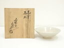 【中古】【タイムセール55%オフ】【茶道具】赤膚焼 尾西楽斎造 文字平茶碗(共箱)【送料無料】茶道 抹茶 おしゃれ 抹茶茶碗 抹茶碗 和食器 レトロ 茶器 骨董...