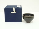 【中古】【タイムセール10%オフ】【茶道具】柴焼 茶碗(箱付)【送料無料】茶道 抹茶 おしゃれ 抹茶茶碗 抹茶碗 和食器 レトロ 茶器 骨董 茶わん 茶会 茶の...