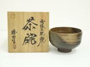 【中古】【タイムセール55%オフ】【茶道具】丹波焼 市野勝助造 茶碗(共箱)【送料無料】茶道 抹茶 おしゃれ 抹茶茶碗 抹茶碗 和食器 レトロ 茶器 骨董 茶わ...