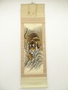 【中古】【タイムセール60%オフ】【書画】翠渓筆 猛虎 肉筆絹本掛軸(共箱)【送料無料】掛け軸 床の間 書 おしゃれ 絵画 表具 芸術 茶道 年中掛け インテリ...