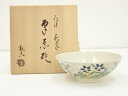 【中古】【ゴールデンウィークセール55%オフ】【茶道具】京焼 加藤松香造 仁清秋草茶碗(共箱)【送料無料】茶道 抹茶 おしゃれ 抹茶茶碗 抹茶碗 和食器 レトロ...