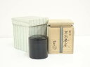 【中古】【ゴールデンウィークセール55%オフ】【茶道具】峰春造 真塗茶桶茶器(共箱)【送料無料】茶道具 おしゃれ かわいい 来客 レトロ ヴィンテージ 骨董 食...