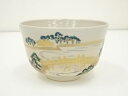 【中古】【ゴールデンウィークセール10%オフ】【茶道具】京焼 押小路窯造 色絵松島茶碗【送料無料】茶道 抹茶 おしゃれ 抹茶茶碗 抹茶碗 和食器 レトロ 茶器 ...