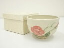 【中古】【ゴールデンウィークセール10%オフ】【茶道具】色絵朝顔茶碗【送料無料】茶道 抹茶 おしゃれ 抹茶茶碗 抹茶碗 和食器 レトロ 茶器 骨董 茶わん 茶会...