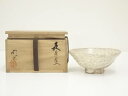 【中古】【茶道具】萩焼 梅田陶楽造 茶碗(共箱)【送料無料】茶道 抹茶 おしゃれ 抹茶茶碗 抹茶碗 和食器 レトロ 茶器 骨董 茶わん 茶会 茶の湯
