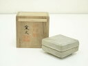 【中古】【香道】楽山焼 長岡住右衛門造 香合(共箱)【送料無料】茶道具 茶道 香道 香道具 おしゃれ かわいい アンティーク インテリア 骨董 茶器 お香入れ ...