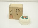 【中古】【香道】京焼 加藤昌山造 仁清牡丹香合(共箱)【送料無料】茶道具 茶道 香道 香道具 おしゃれ かわいい アンティーク インテリア 骨董 茶器 お香入れ