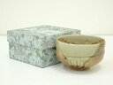 【中古】【ゴールデンウィークセール10%オフ】【茶道具】信楽焼 五郎助造 流掛茶碗(箱付)【送料無料】茶道 抹茶 おしゃれ 抹茶茶碗 抹茶碗 和食器 レトロ 茶...