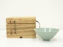 【中古】【ゴールデンウィークセール55%オフ】【茶道具】韓国陶窯 東谷 金正黙造 高麗青磁茶碗(共箱)【送料無料】茶道 抹茶 おしゃれ 抹茶茶碗 抹茶碗 和食器...