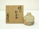 【中古】【ゴールデンウィークセール55%オフ】【香道】信楽焼 宗陶苑 上田宗壽(寿方)造 狸香合(共箱)【送料無料】茶道具 茶道 香道 香道具 おしゃれ かわい...