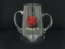 【中古】【ゴールデンウィークセール60%オフ】【ガラス】アサヒビール 旧ロゴ(太陽マーク) 特大ジョッキ【送料無料】アンティーク 酒器 おしゃれ お酒 インテリ...
