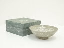 【中古】【ゴールデンウィークセール10%オフ】【茶道具】作家物 三島茶碗(箱付)【送料無料】茶道 抹茶 おしゃれ 抹茶茶碗 抹茶碗 和食器 レトロ 茶器 骨董 ...