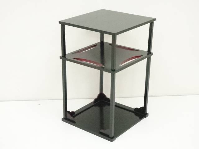 【中古】【新春セール45%オフ】【茶道具】糸巻棚（箱付）【送料無料】