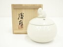 【中古】【タイムセール55%オフ】【茶道具】京焼 渓山窯造 干支亥香炉(共箱)【送料無料】香道具 お香 おしゃれ かわいい インテリア アンティーク お茶 茶道...