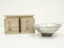 【中古】【ゴールデンウィークセール60%オフ】【茶道具】萩焼 清水啓功造 刷毛目茶碗(共箱)【送料無料】茶道 抹茶 おしゃれ 抹茶茶碗 抹茶碗 和食器 レトロ ...