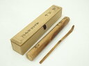 【中古】【ゴールデンウィークセール45%オフ】【茶道具】竹茶杓(銘:清和)(大徳寺 吉口桂堂書付)(共箱)【送料無料】茶道 茶道具 おしゃれ 抹茶 茶しゃく 茶...
