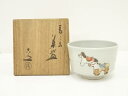 【中古】【ゴールデンウィークセール45%オフ】【茶道具】京焼 清水六兵衛造 馬の画茶碗(共箱)【送料無料】茶道 抹茶 おしゃれ 抹茶茶碗 抹茶碗 和食器 レトロ...