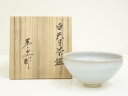 【中古】【ゴールデンウィークセール45%オフ】【茶道具】古狭間窯 加藤青山造 白天目茶碗(共箱)【送料無料】茶道 抹茶 おしゃれ 抹茶茶碗 抹茶碗 和食器 レト...