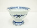 【中古】【残暑セール55%オフ】【陶芸・陶器】古伊万里 染付盃洗【送料無料】盃洗い 杯洗 おしゃれ はいせん 酒器 和食器 盃 献盃 骨董 杯 杯澄まし 酒盃 ...